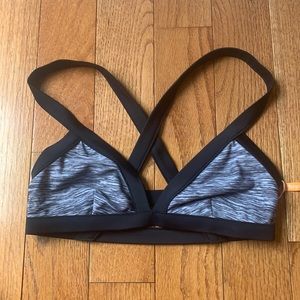 Black and white bikini top